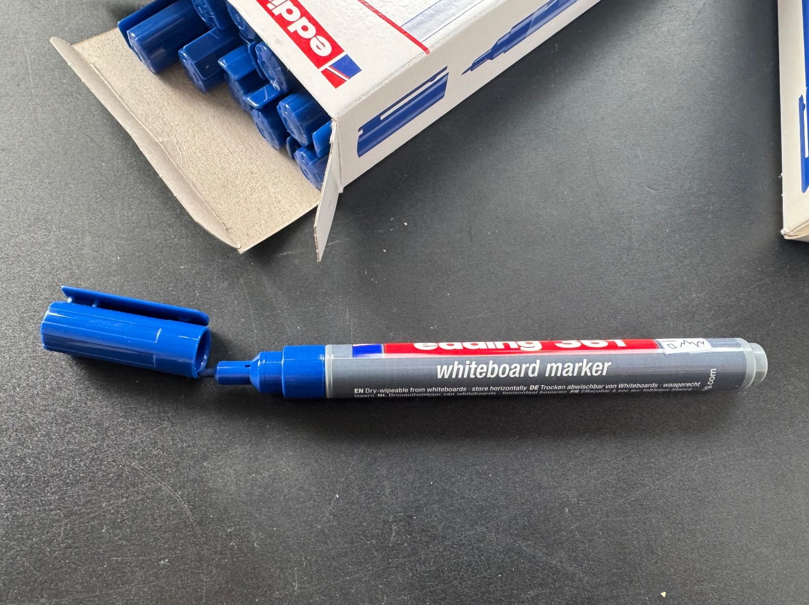 Stifte & Marker: Whiteboard Marker Edding 361 blau 1.0mm 10Stk. – Neu und originalverpackt aus Steffisburg von smocky17