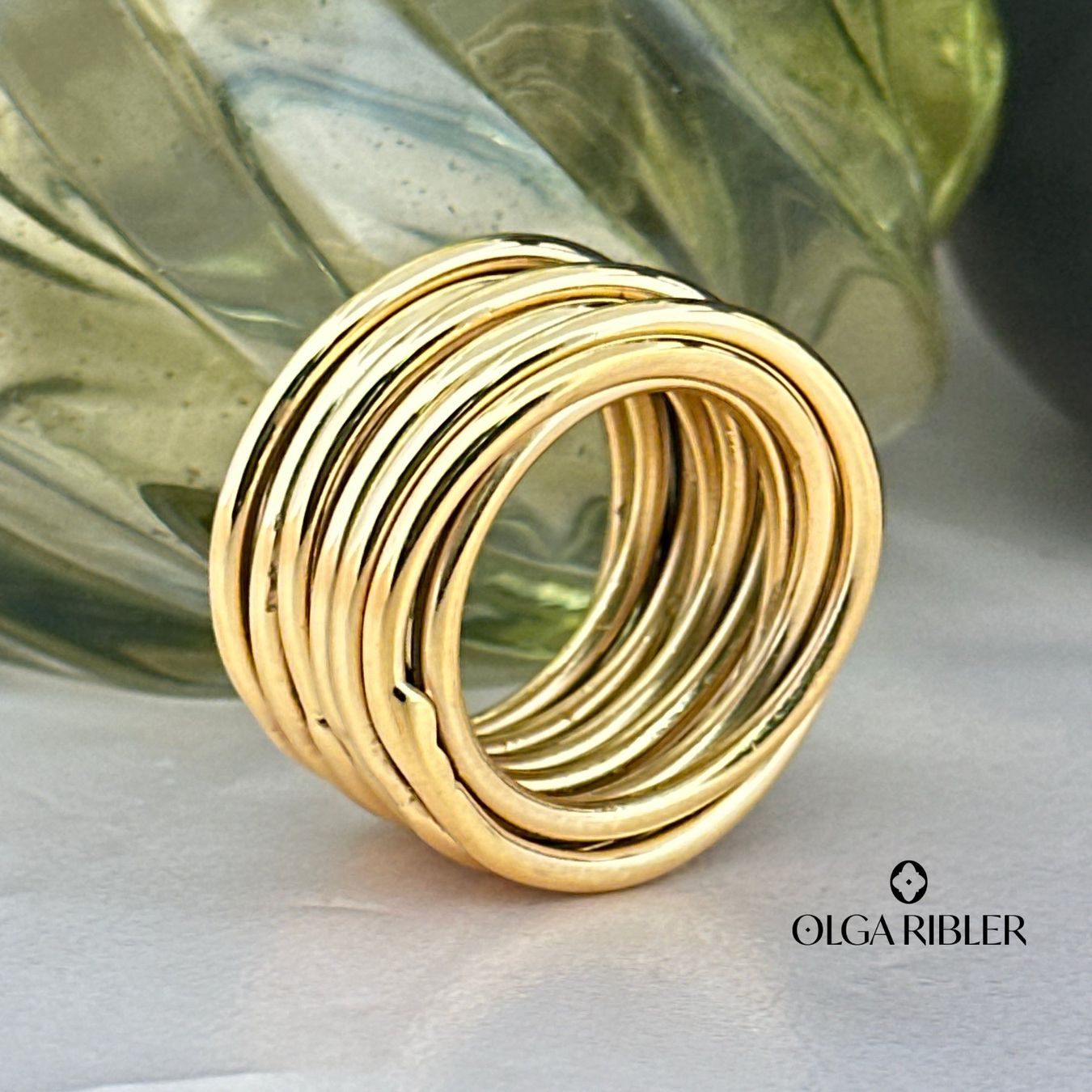 Olga Ribler Anelli: Edelstahl 16 mm  Statement  Ring  Ringgrösse 60 – Nuovo (secondo la descrizione) da Luzern venduto da byolgaribleroutlet 5