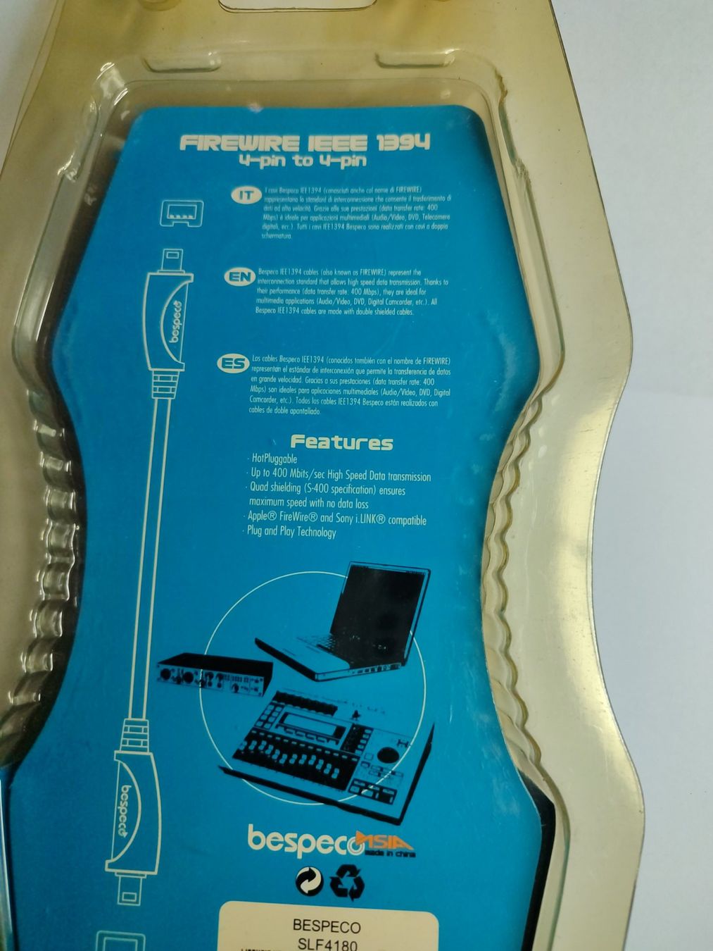Cavi: Firewire IEEE1394  4 Pin zu 4 Pin – Usato da Zénauva venduto da Alois6 3