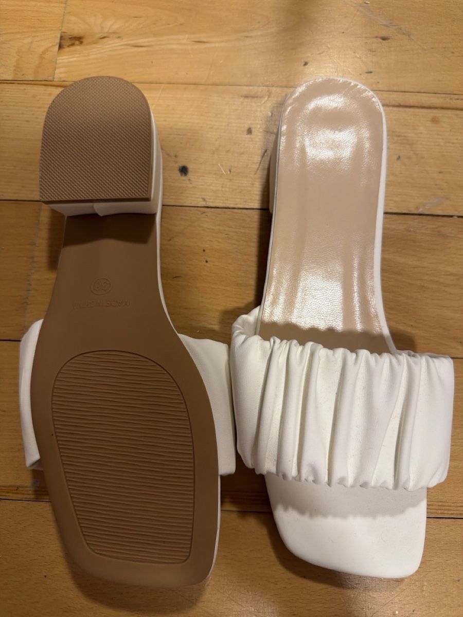 Scarpe da donna: Neue Damen Sandaletten weiss mit Blockabsatz – Nuovo (secondo la descrizione) da zürich venduto da resagrev 3