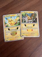Pokemon Karten Pikachu Set 037/128 und 038/128 Basis 2 Stk