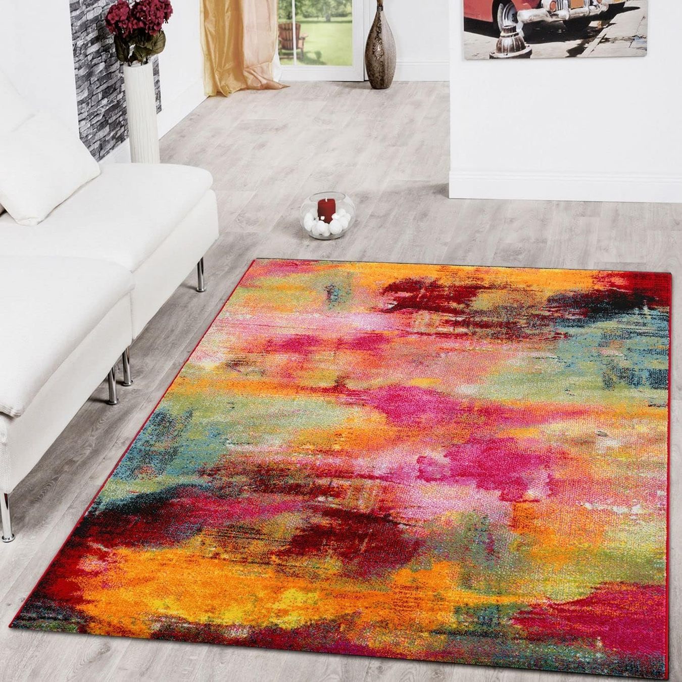 Tappeti: 200x290 cm! Teppich Bunt Multicolor Wohnzimmer – Nuovo e nell'imballaggio originale da Bern venduto da Miraitrading 1
