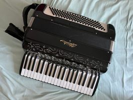 Accordéon à touches piano de la marque italienne G. Verde