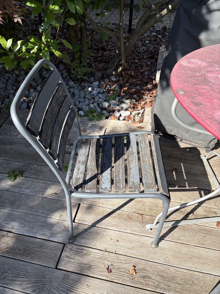 Set di tavolo e panche: Gartentisch und Stühle gebraucht – Usato da Gockhausen venduto da lenibeni 2