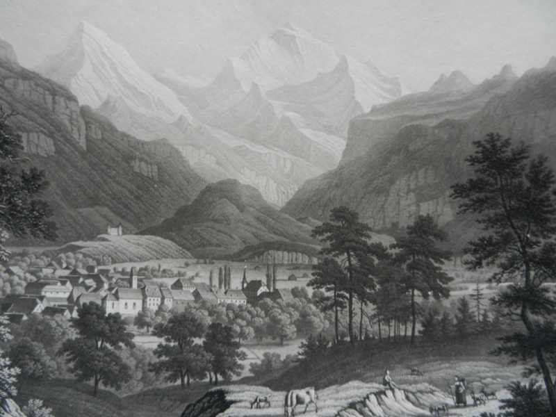 Incisioni: Unterseen Interlaken – Usato da Risch venduto da Rischli15 1