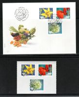 2012 Gemüseblüten FDC + Einzelm. a.Trägerfolie ET SBK 34.30