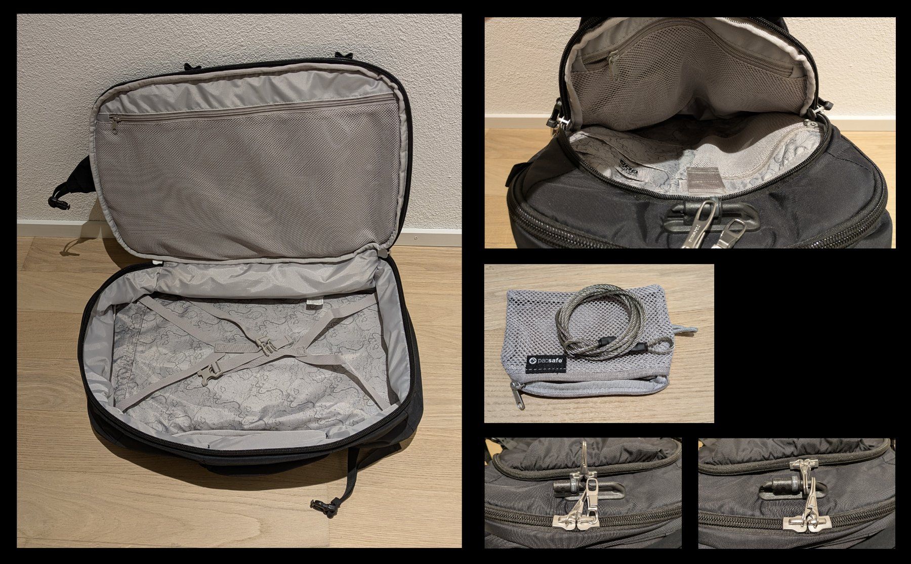 Pacsafe Zaini: Pacsafe Reiserucksack - Venturesafe EXP45 – Nuovo (secondo la descrizione) da Sennwald venduto da MicNi 2