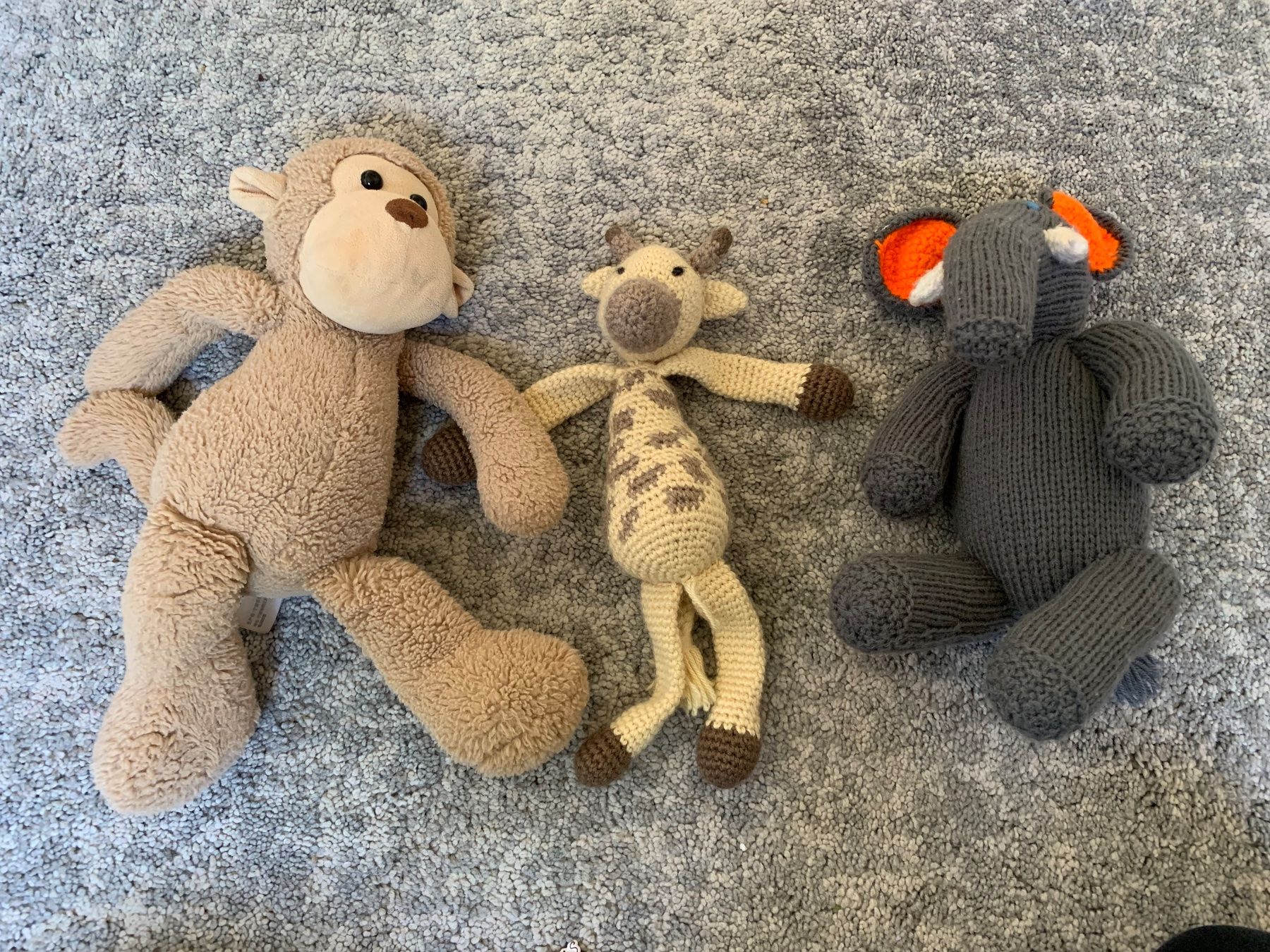 Giocattoli: Bestfriends animals 3 piece - Monkey, Giraff and Elephant – Usato da Stäfa venduto da TheGoldenRabbit 1