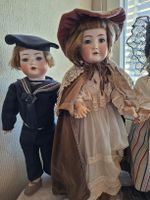 Porzellan Puppen Set Grösse ca. 60cm + 70cm