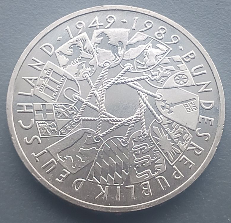 10 Dm Münze Brd 40 Jahre Brd 1989 – HHCT
