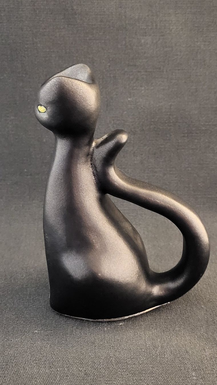 Statuette: Keramik-Katze Vintage Figur – Usato da Basel venduto da spinne02 1