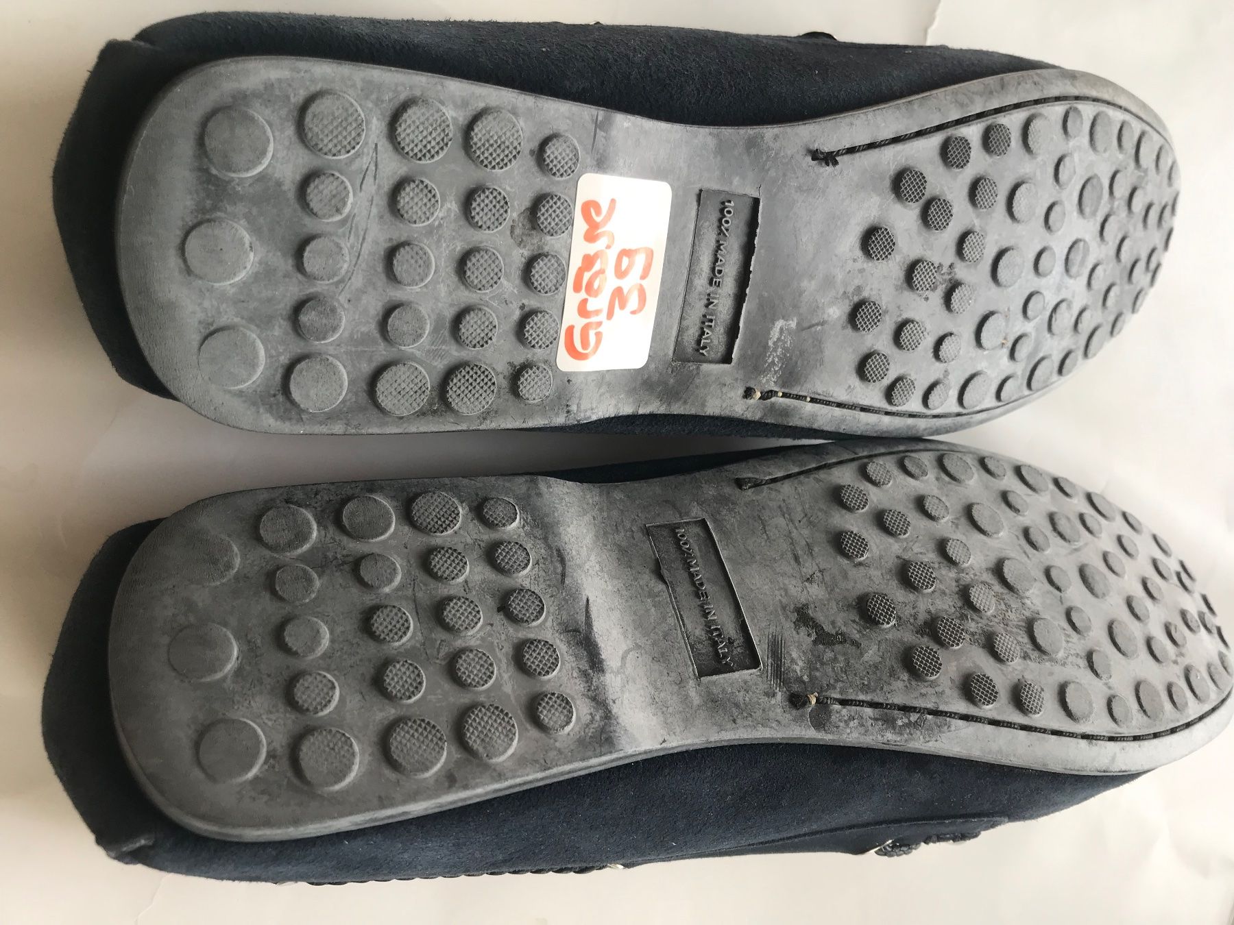 Damenschuhe: Marineblaue Wildleder Mokassins, Gr. 39 – Gebraucht aus Niederteufen von mix18 9