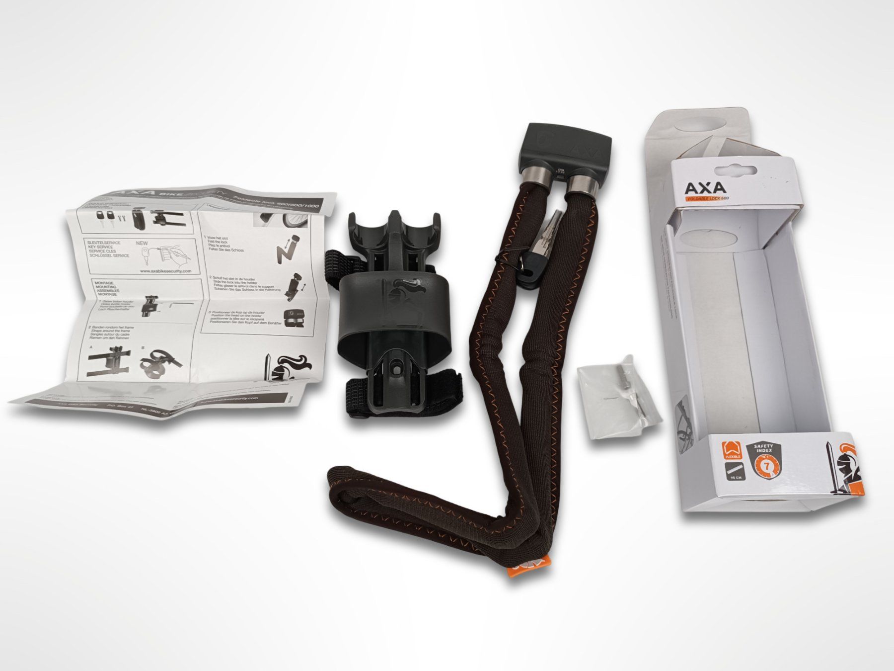 Axa Lucchetti: AXA Faltschloss Foldable Lock 600 – Nuovo (secondo la descrizione) da Suhr venduto da Restwert_Suhr