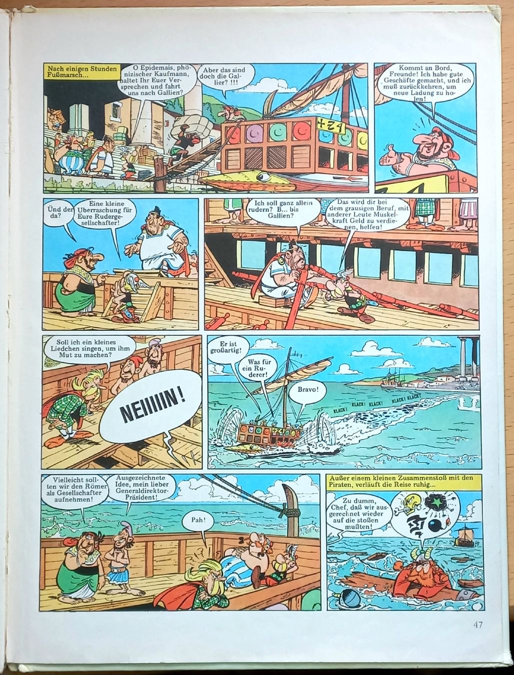 Comics: Comic - Asterix III - als Gladiator - gebunden – Gebraucht aus Niederuzwil von lubimaja 3