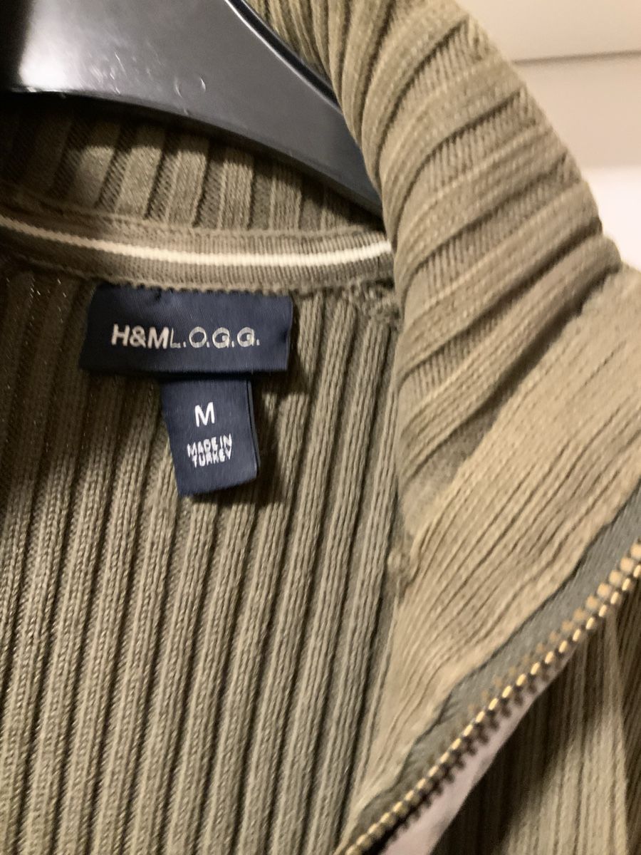 H&M Giacche: Herren Strickjacke H&M O.G.G. Oliv Grösse M – Usato da Wallisellen venduto da AS.TZ. 5