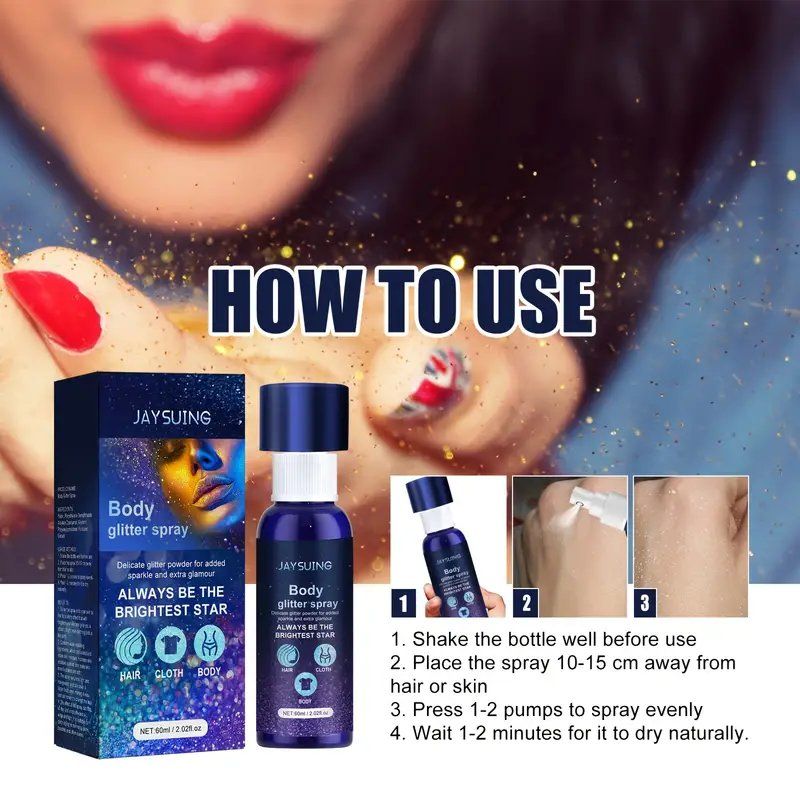 Make-up: Glitzer Spray für Körper, Haare – Neu und originalverpackt aus Glattbrugg von glu_qt2b 1