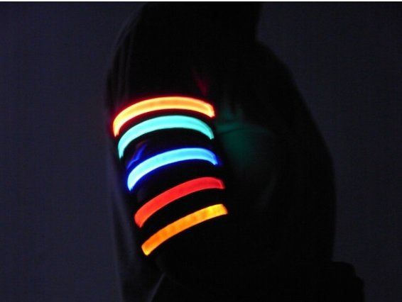 Schutz & Schoner: 10 Stück  LED Leuchte 42cm mit Klettverschluss – Neu (gemäss Beschreibung) aus Arth von LED-Welt