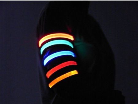 10 Stück  LED Leuchte 42cm mit Klettverschluss