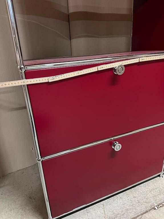Regale: Metallregal in Bordeauxrot – Neu und originalverpackt aus Mönchaltorf von ony_b9pr 3