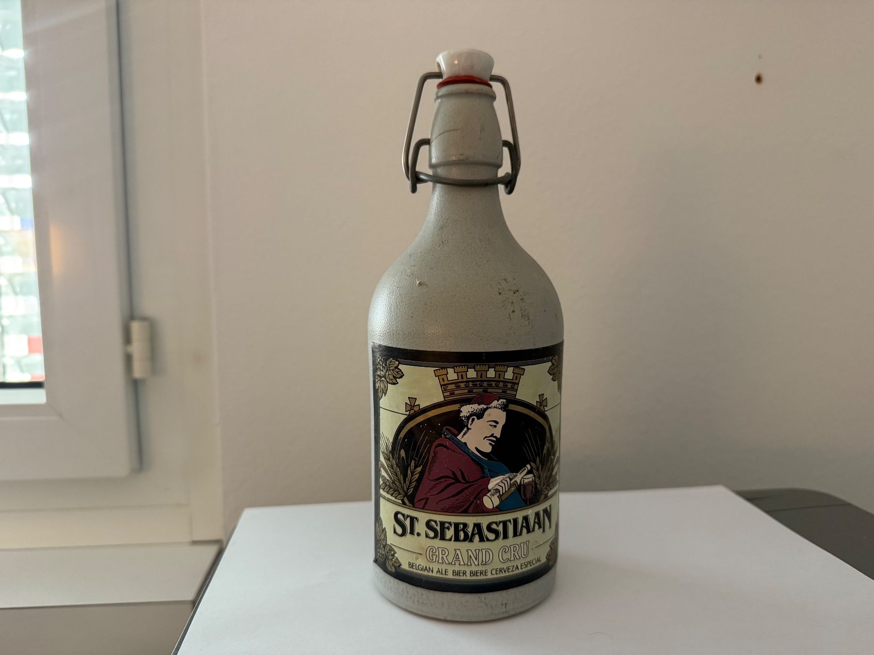 Bottiglie: Keramik Flasche St. Sebastiaan  🍺 – Usato da Gossau SG venduto da SammlerLarium