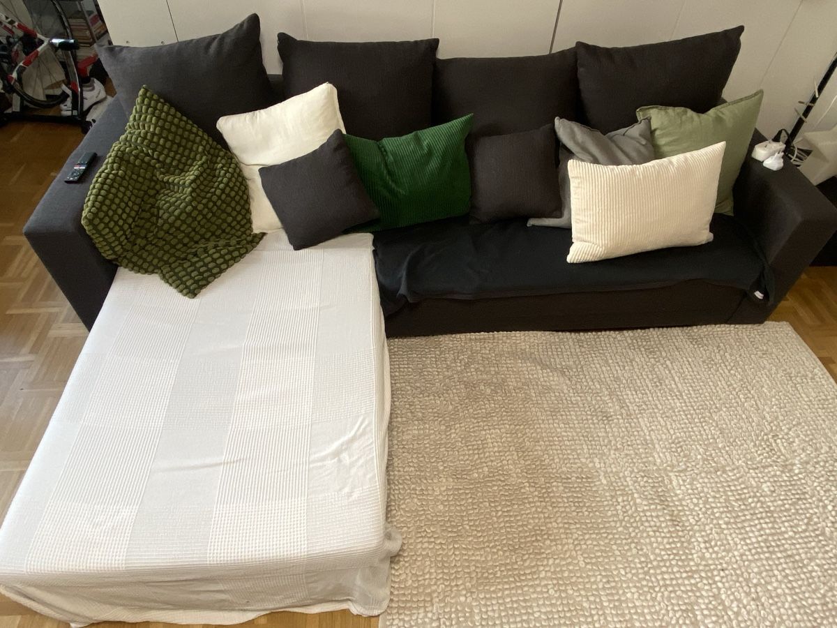 Sofas: Sofa mit Schlaffunktion grau – Gebraucht aus Zürich von jan_vh92 1