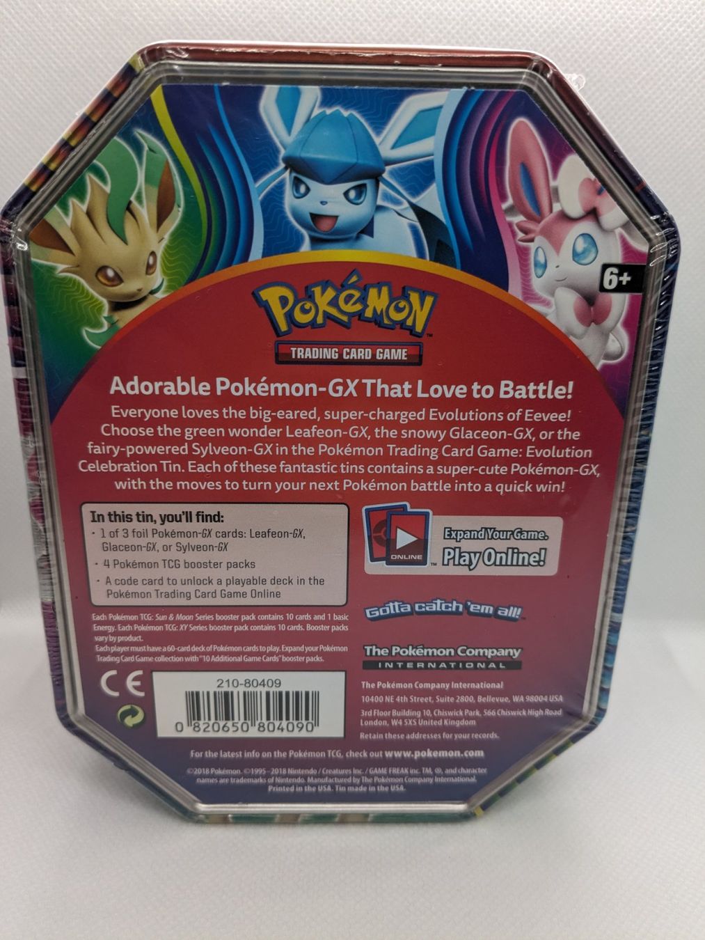 Pokémon Sammelbilder & Trading cards: Pokemon Evolution Celebration Tin - Sylveon – Neu und originalverpackt aus Studen BE von  1