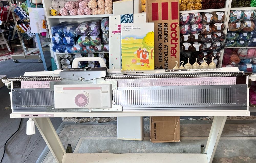 Computer Strickmaschine Brother KH270 Doppelbett KR260 Kaufen auf Ricardo