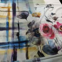 Ital. Batist Baumwolle Panel 1.02x1.40m Acquarello