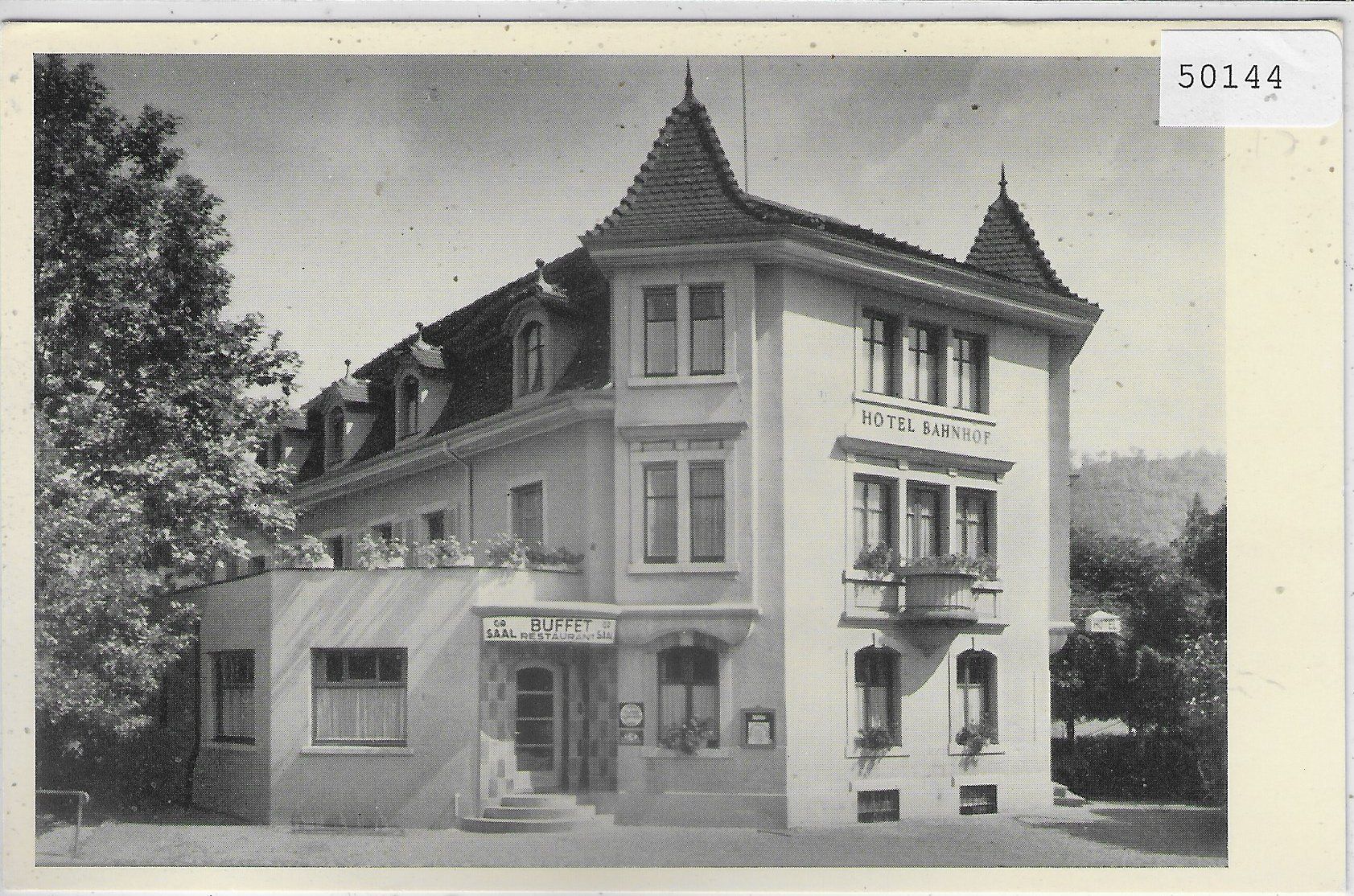 Cartoline postali: Liestal - Hotel Bahnhof – Usato da Ettingen venduto da Kartenplanet