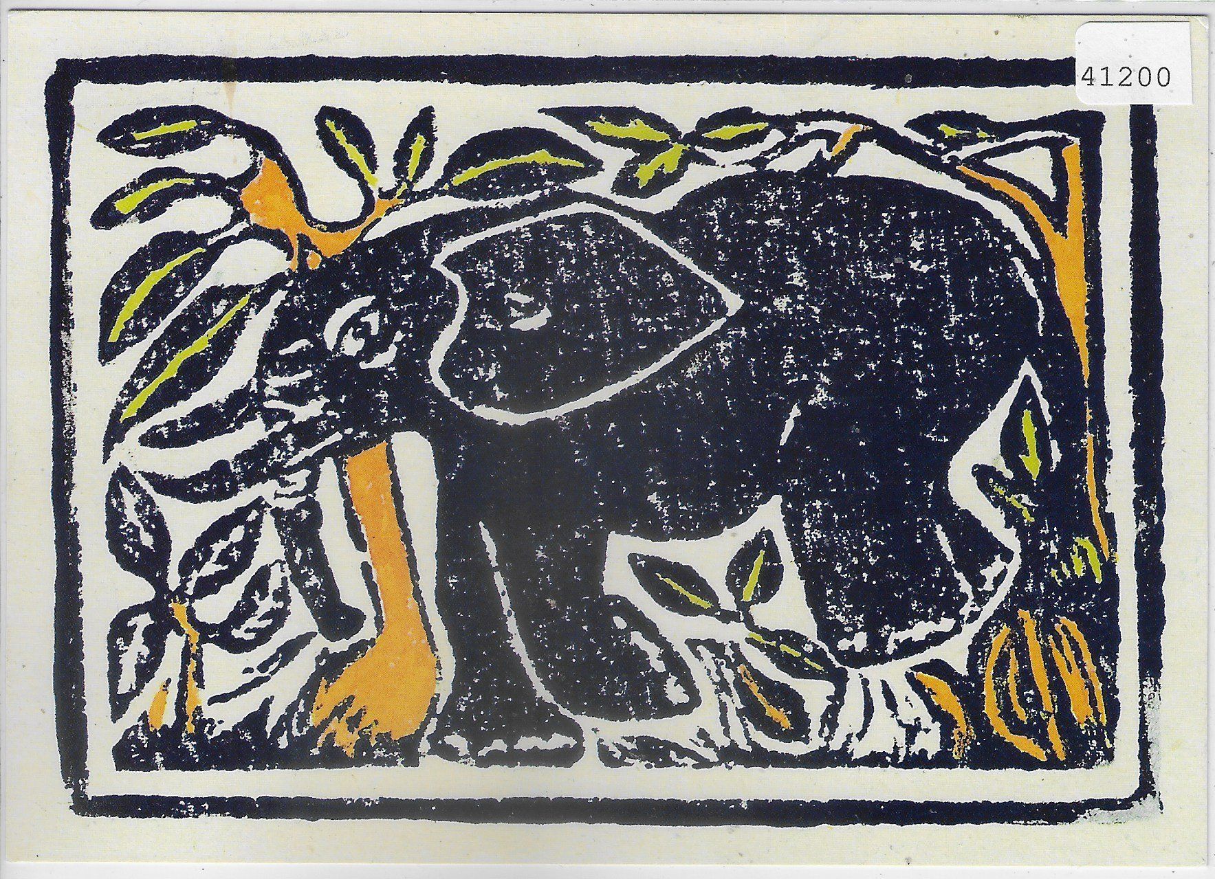 Cartoline postali: Elefant - WWF Projekt Kamerun – Usato da Ettingen venduto da Kartenplanet