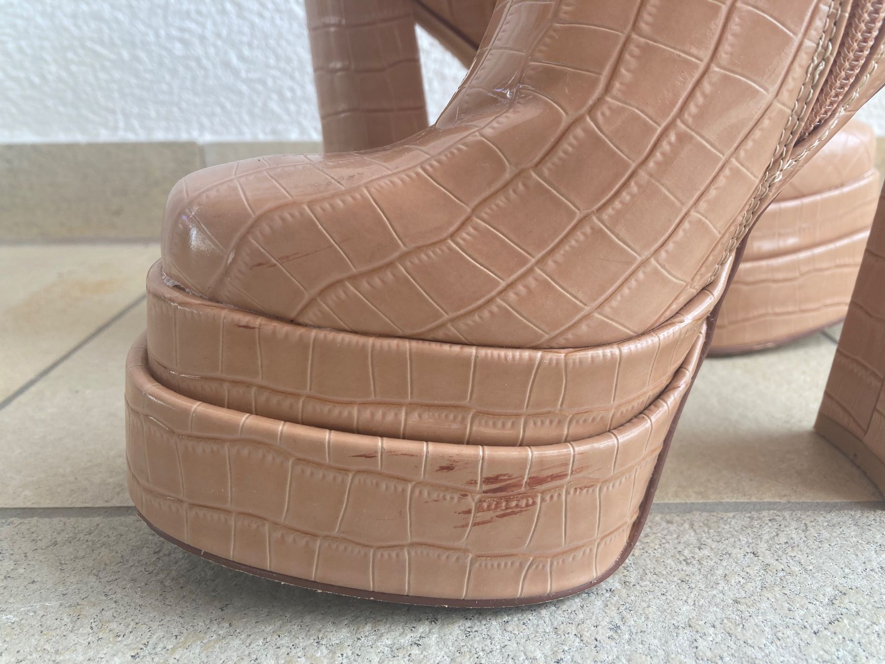 Scarpe da donna: High Heels / Plateauschuhe Nude – Usato da Sempach venduto da son_698y 5