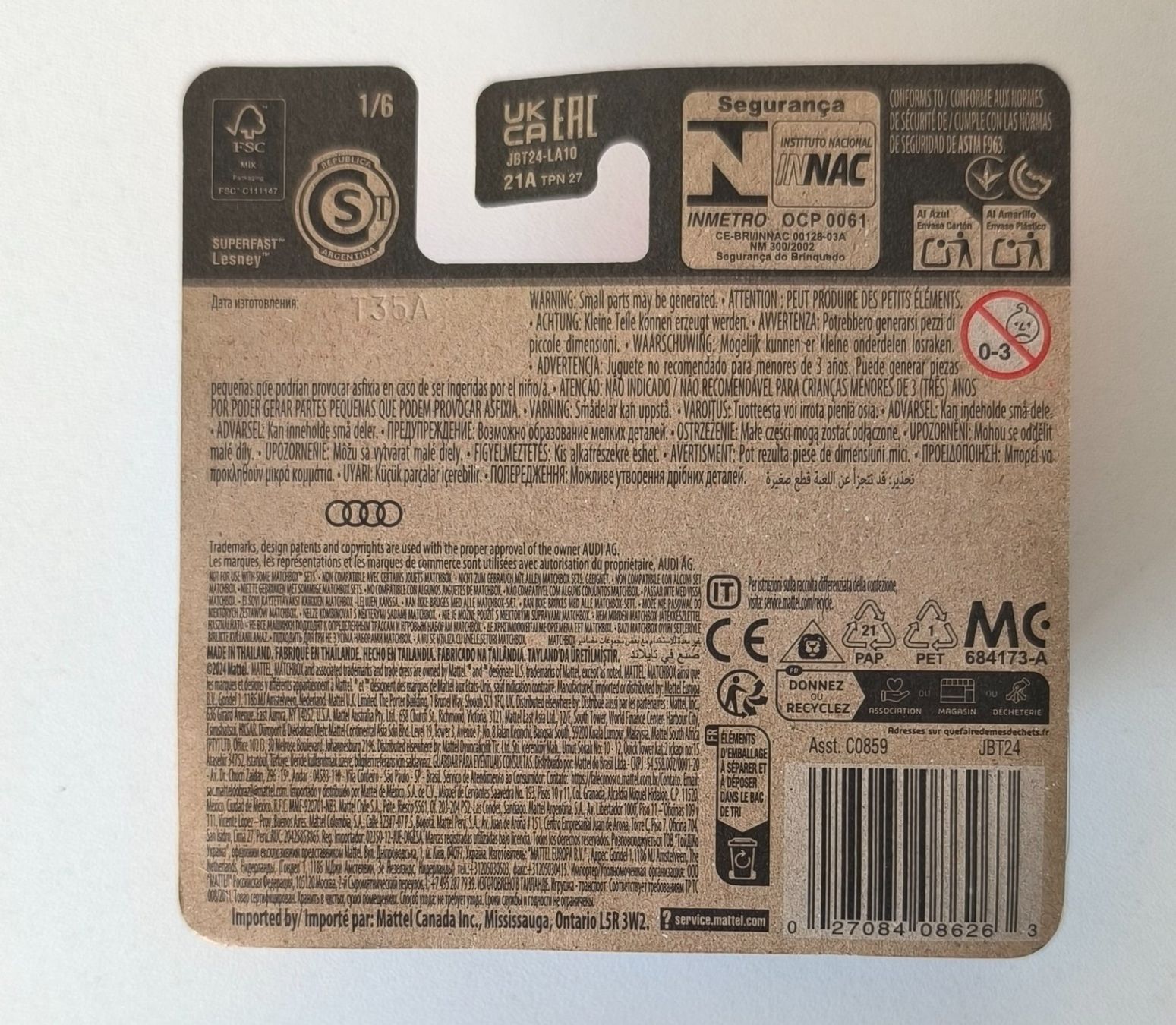 Matchbox Modellini d'auto: Matchbox SUPER CHASE Audi R8 – Nuovo e nell'imballaggio originale da Muttenz venduto da hak_dsk9 3
