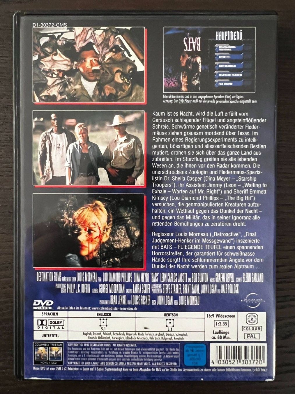 Tutti i DVDs: Bats: Fliegende Teufel – Usato da Zürich venduto da FilmFreunde 1