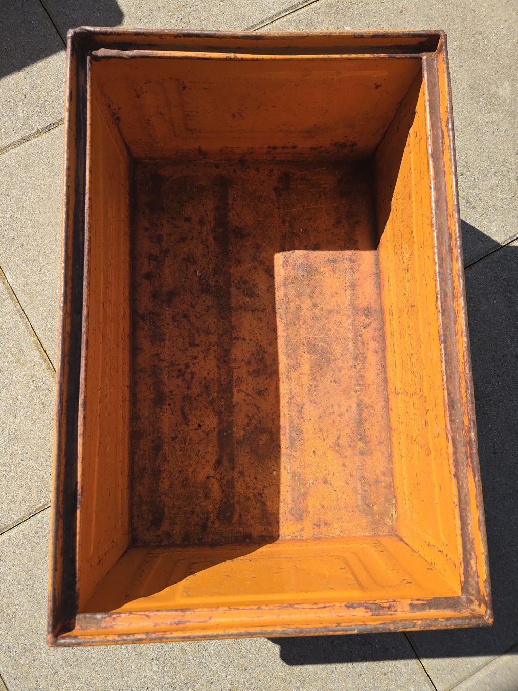 Casse di trasporto: Vintage Schäfer Kasten orange – Usato da Neunkirch venduto da BoBo007 2