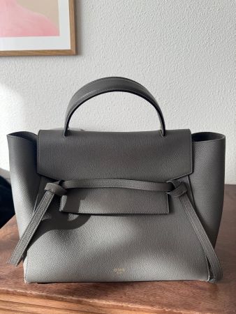 Celine 'Belt' Tasche Grau / Celine 'Belt' Handbag Grey