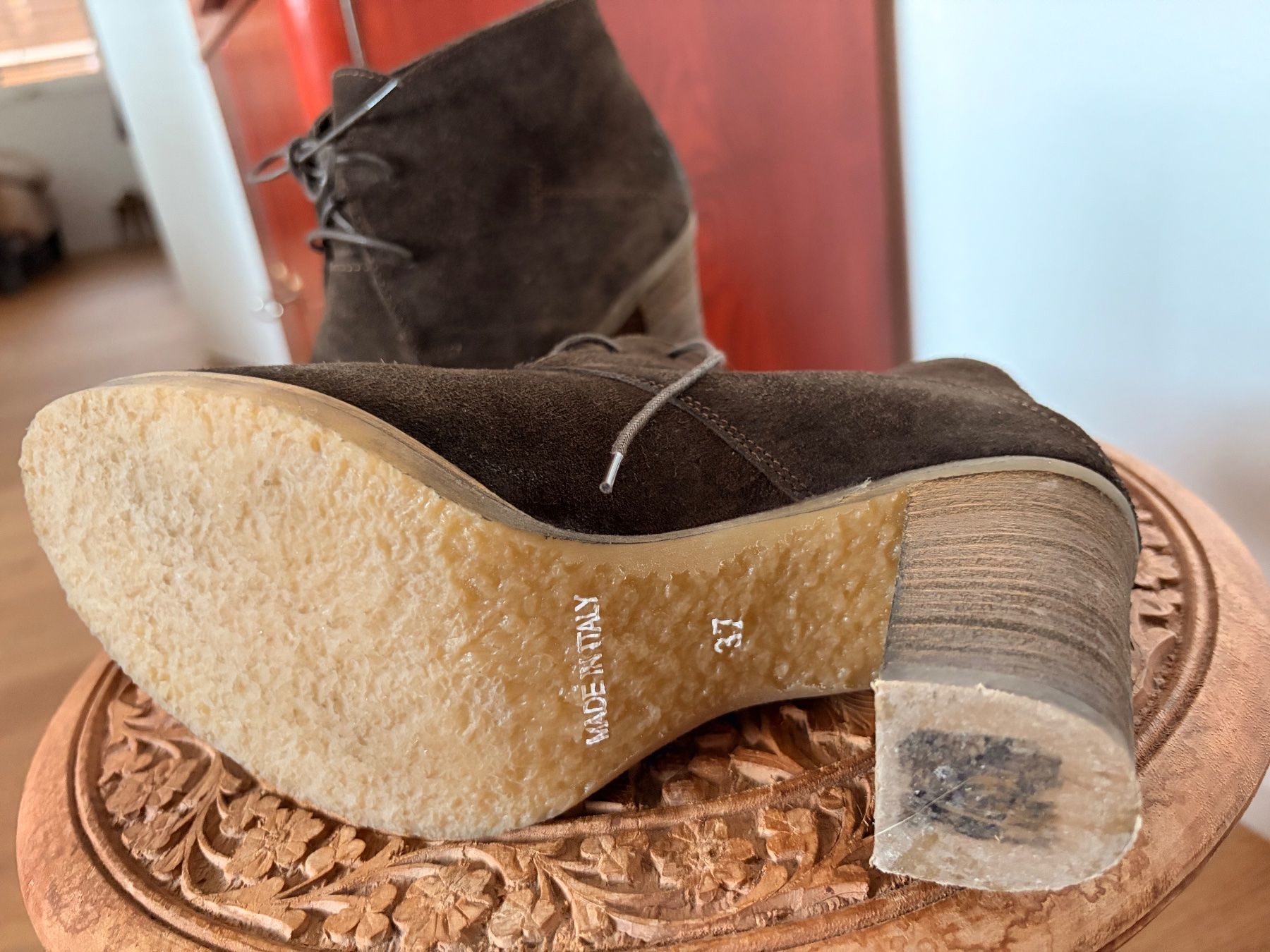 Scarpe da donna: Wildleder Schuh im Clarks-stile – Usato da Uerkheim venduto da Mel_zs28 2