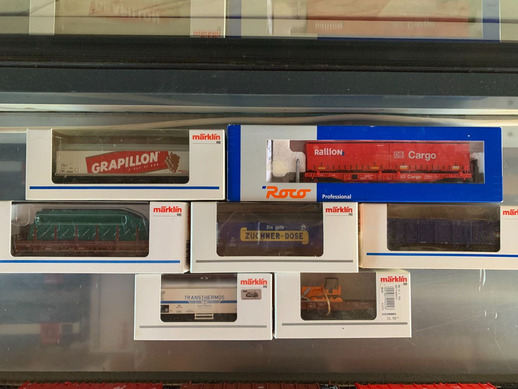 Märklin Modellini di ferrovie: Wagen-Set mit 7 Stück + 11 Namhafte Modellbahn Hefte TOP... – Nuovo (secondo la descrizione) da Schleitheim venduto da moto-lokilok58