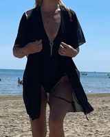 Sexy Tunica -Mantello per vacanze semitrasparente-One size
