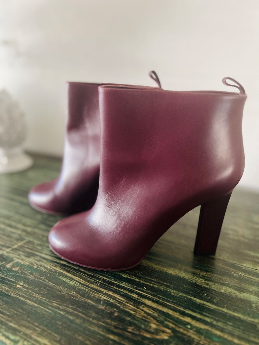 Victoria Beckham Scarpe da donna: Bottines Victoria Beckham bordeaux T.40 – Usato da Nyon venduto da ikel78