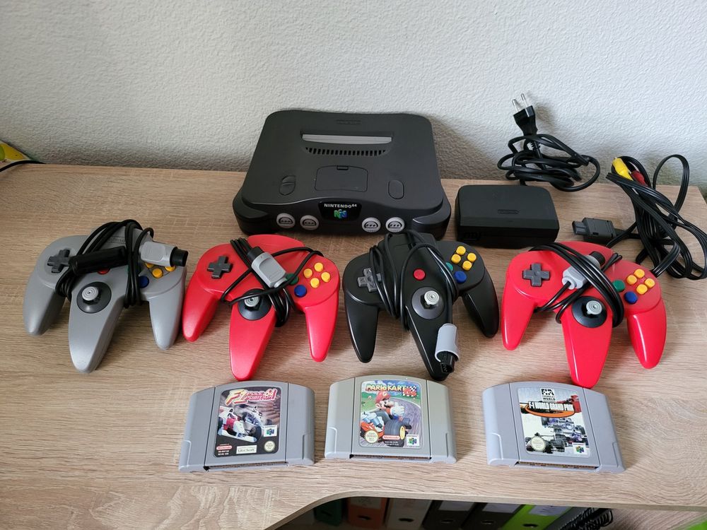 Nintendo 64 Set/Mario Kart/ 4 Controller (Gebraucht) in Sursee für CHF ...