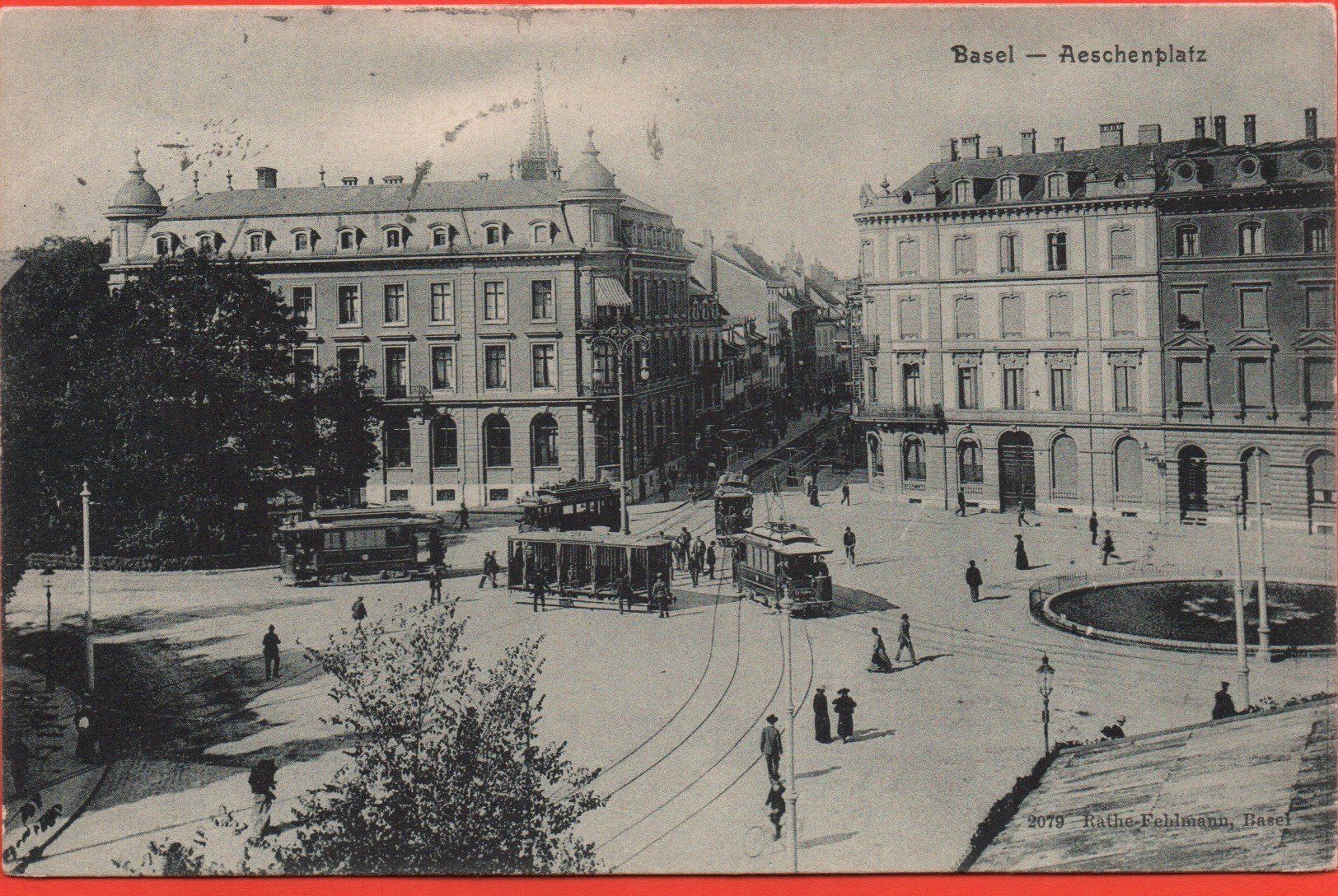 Cartes postales: BASEL Aeschenplatz - Strassenbahn - Tram – D'occasion à Jona par philajona