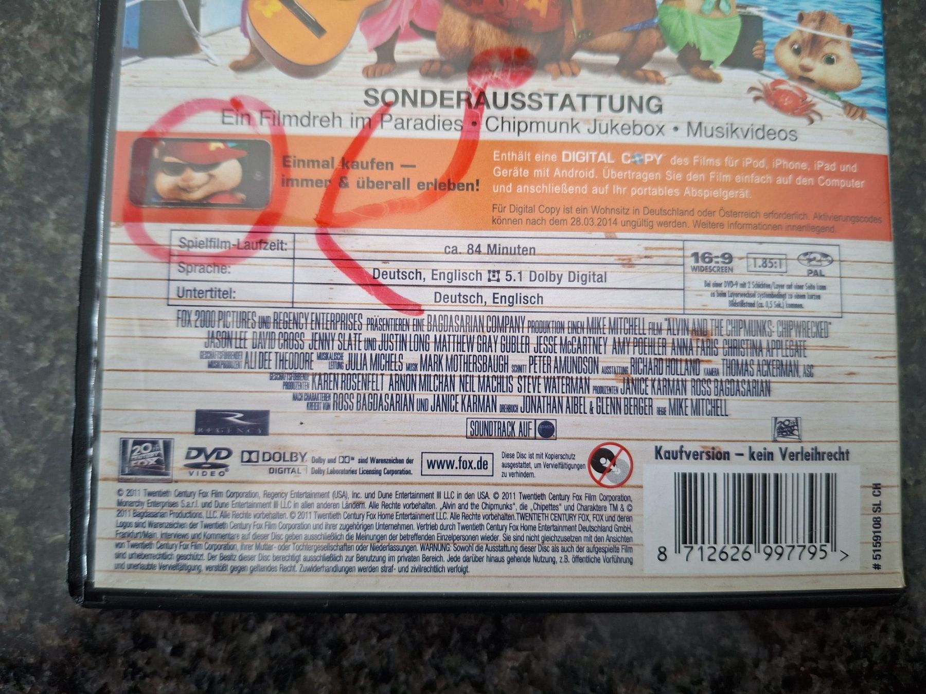 Tutti i DVDs: DVD - Alvin und die Chipmunks / ChipBrunch – Usato da Boniswil venduto da Totomat-Lady2 2