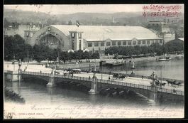 Zürich, Blick über die Limmat auf die 
