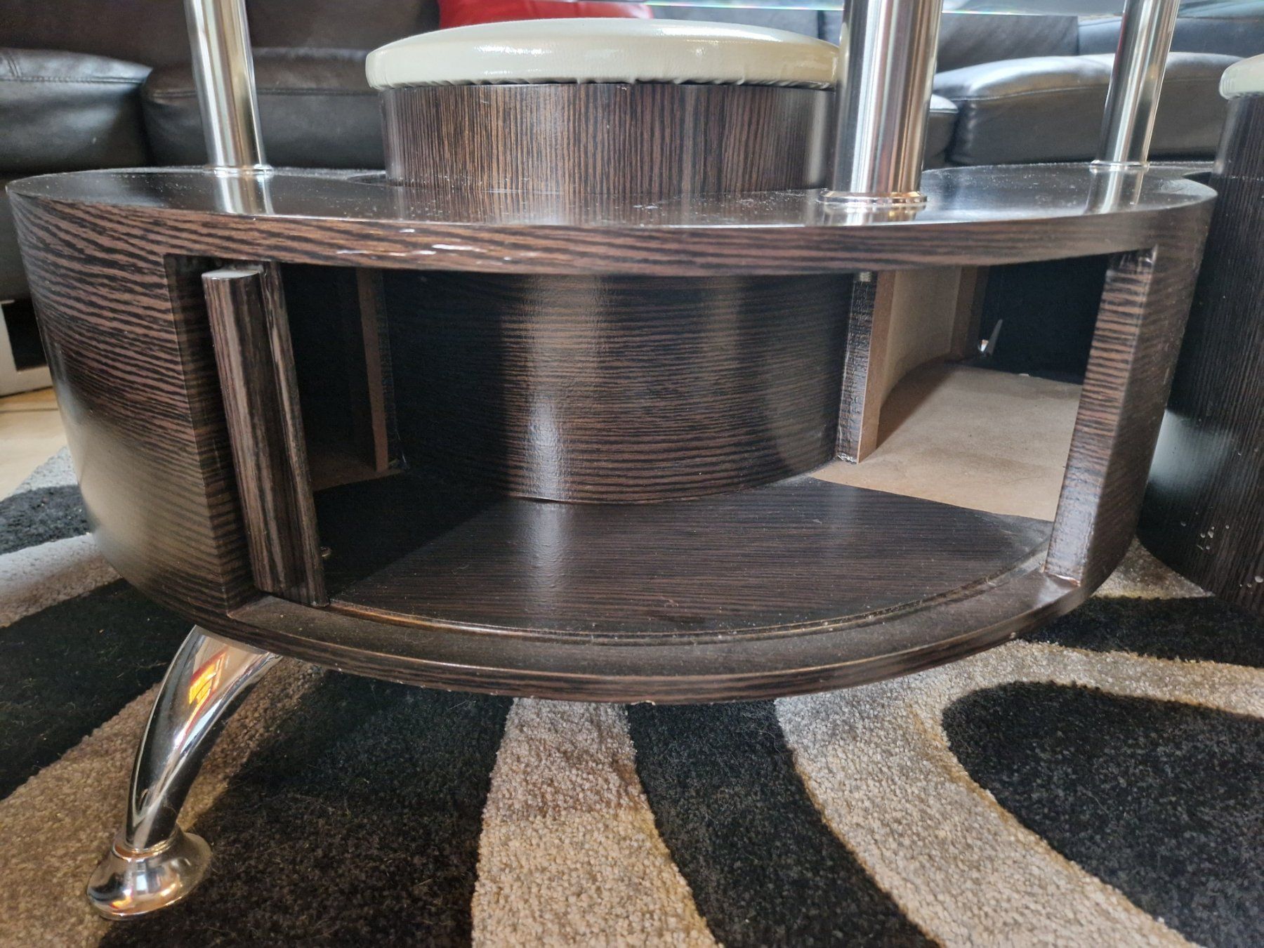 Tables: Design-Couchtisch mit Glasplatte – D'occasion à Weisslingen par Luigi_25 5