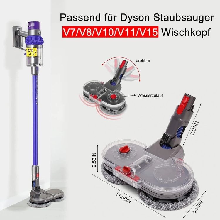Stilvolle Wischaufsatz Dyson V8 Bilder