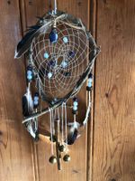 schöner Traumfänger/Glockenspiel mit Lapislazuli + Opalith