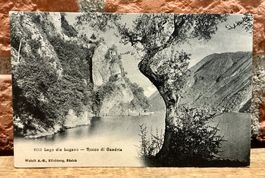 1907 - LAGO DI LUGANO - Rocco di Gandria - Luganersee