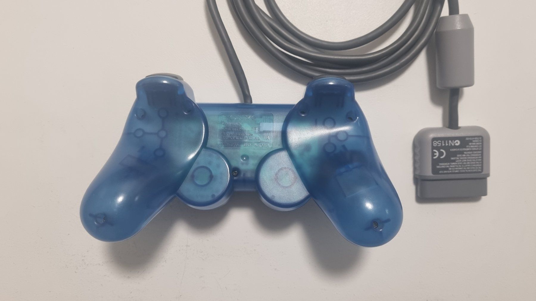 Sony Controller: PS1 PlayStation 1 Controller blau Transparent – Gebraucht aus Birsfelden von val_d9c2 3