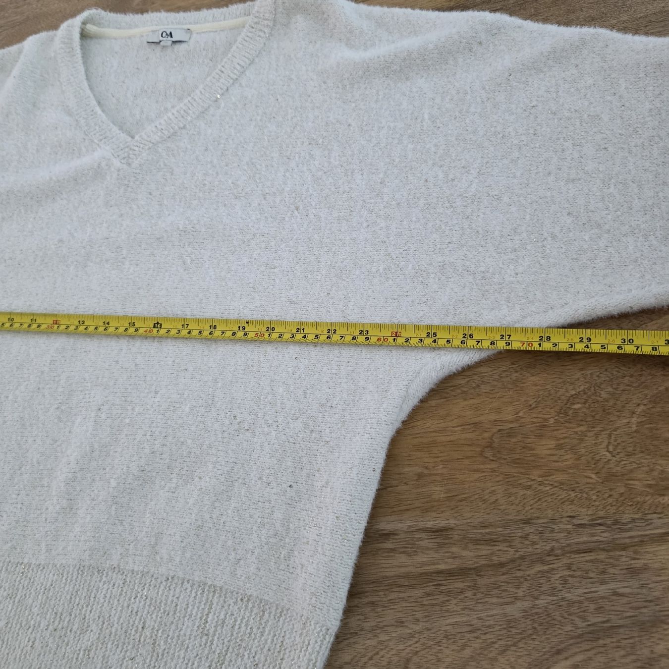 C&A Maglioni & Felpe: Pullover  weiss mit Glitzer Grösse XL neuwertig – Usato da Rheinsulz venduto da Gilea 7