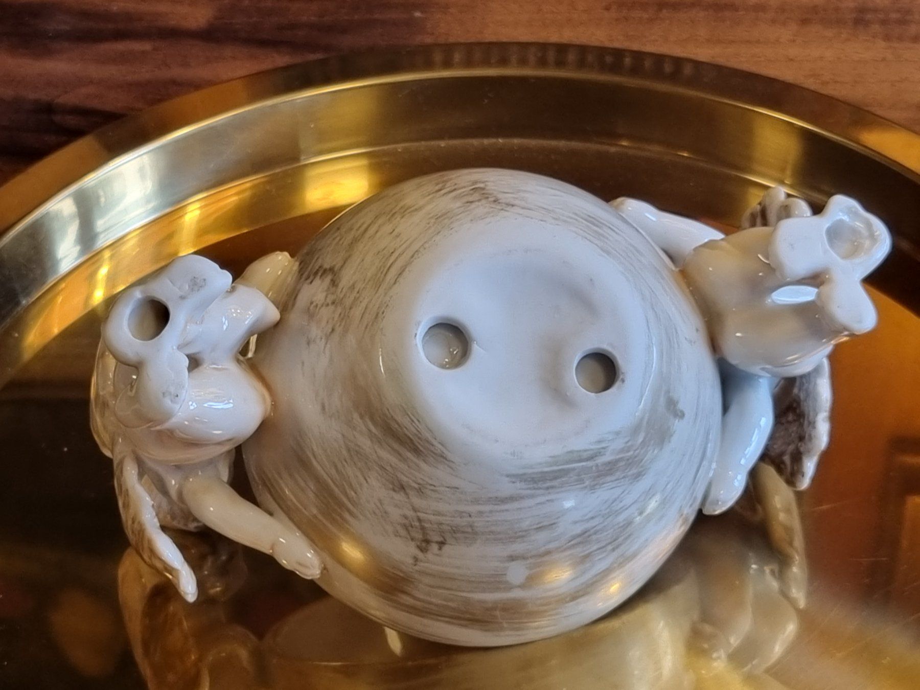 Ciotole: Keramik Dekoschale mit Putti Engeln – Usato da Scharnachtal venduto da devin03 8